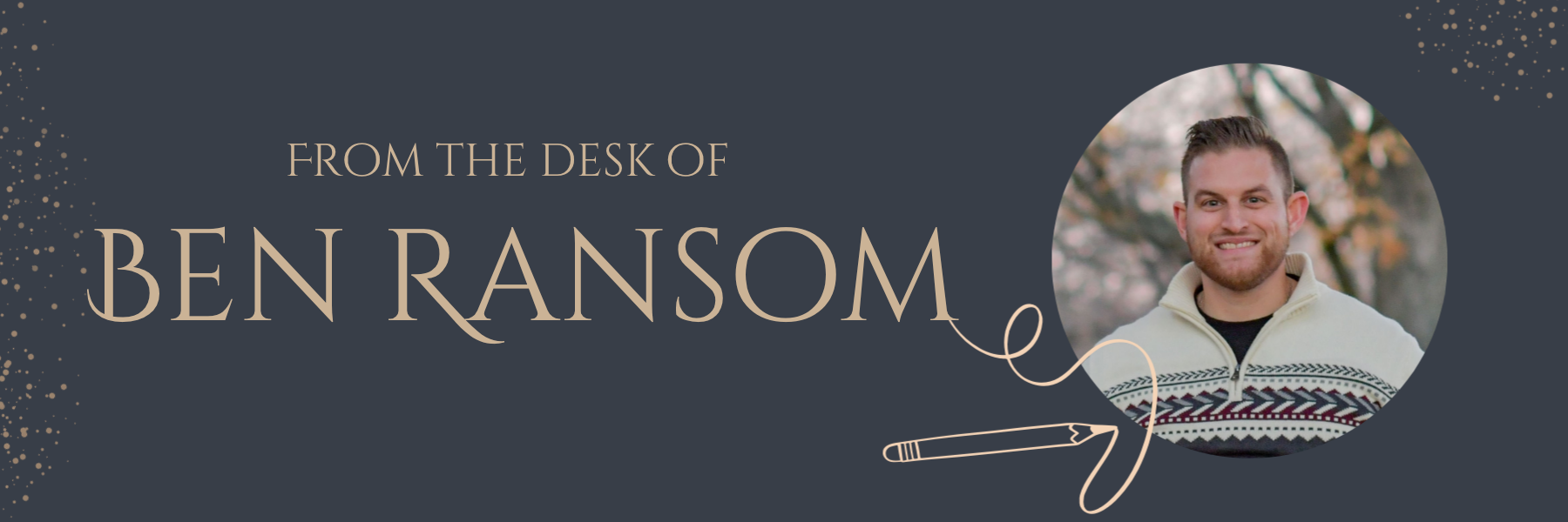 Ben Ransom Writing projects Christian YA Supernatural